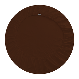 Chocolate Round Fitted Sheet Only Solid Bliss Sateen