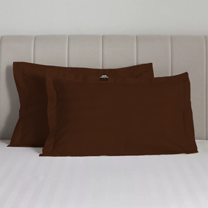 Chocolate Stripe Pillow Shams Comfy  Sateen