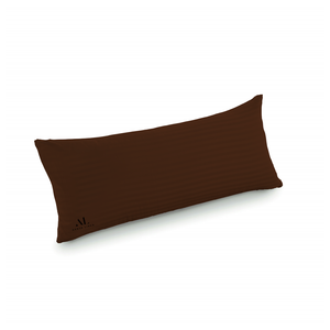 Chocolate Stripe Body Pillow Cover Comfy Sateen