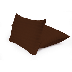 Chocolate Stripe Pillowcase Sateen Comfy