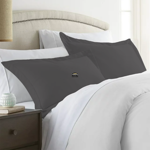 Pillowshams Solid Comfy Sateen Dark Grey