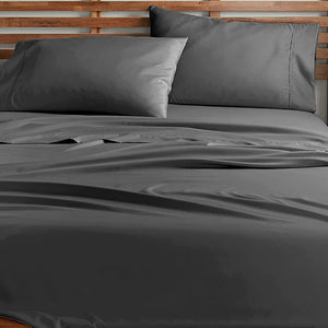 Dark Grey Water Bed Sheets