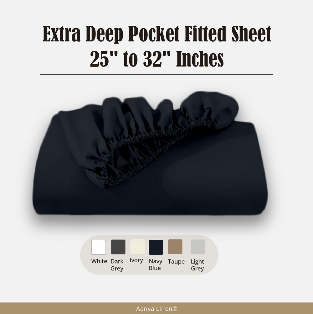 Best 25-32 Inch Extra Deep Pocket Fitted Sheets Best 25-32 Inch Extra Deep Pocket Fitted Sheets