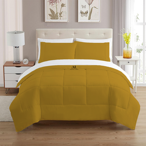 Gold Comforters 400 GSM Comfy Solid