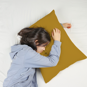 Gold Pillowcase Solid Comfy Satin