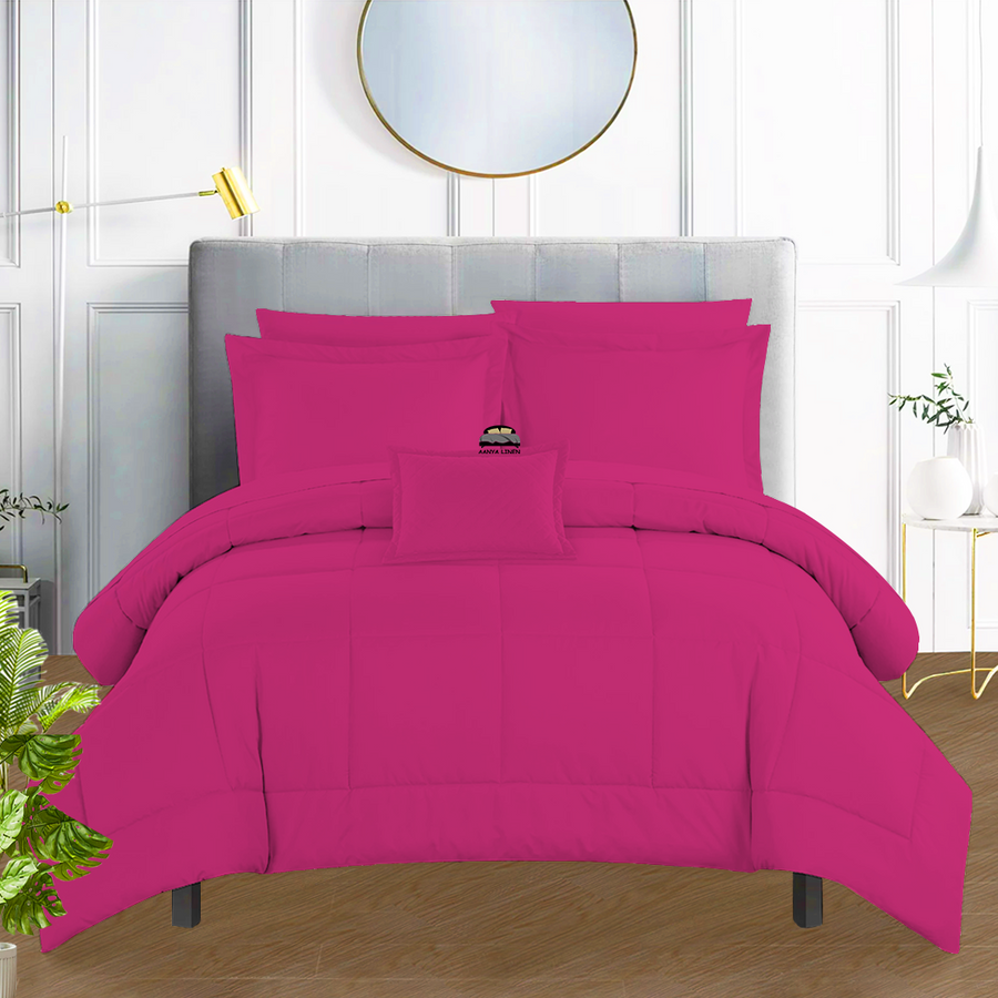 Hot pink comforter set deals