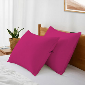 Hot Pink Pillowcases Solid (Comfy 300TC)