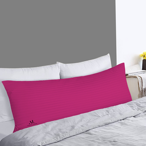 Hot Pink Stripe Body Pillow Cover Comfy Sateen
