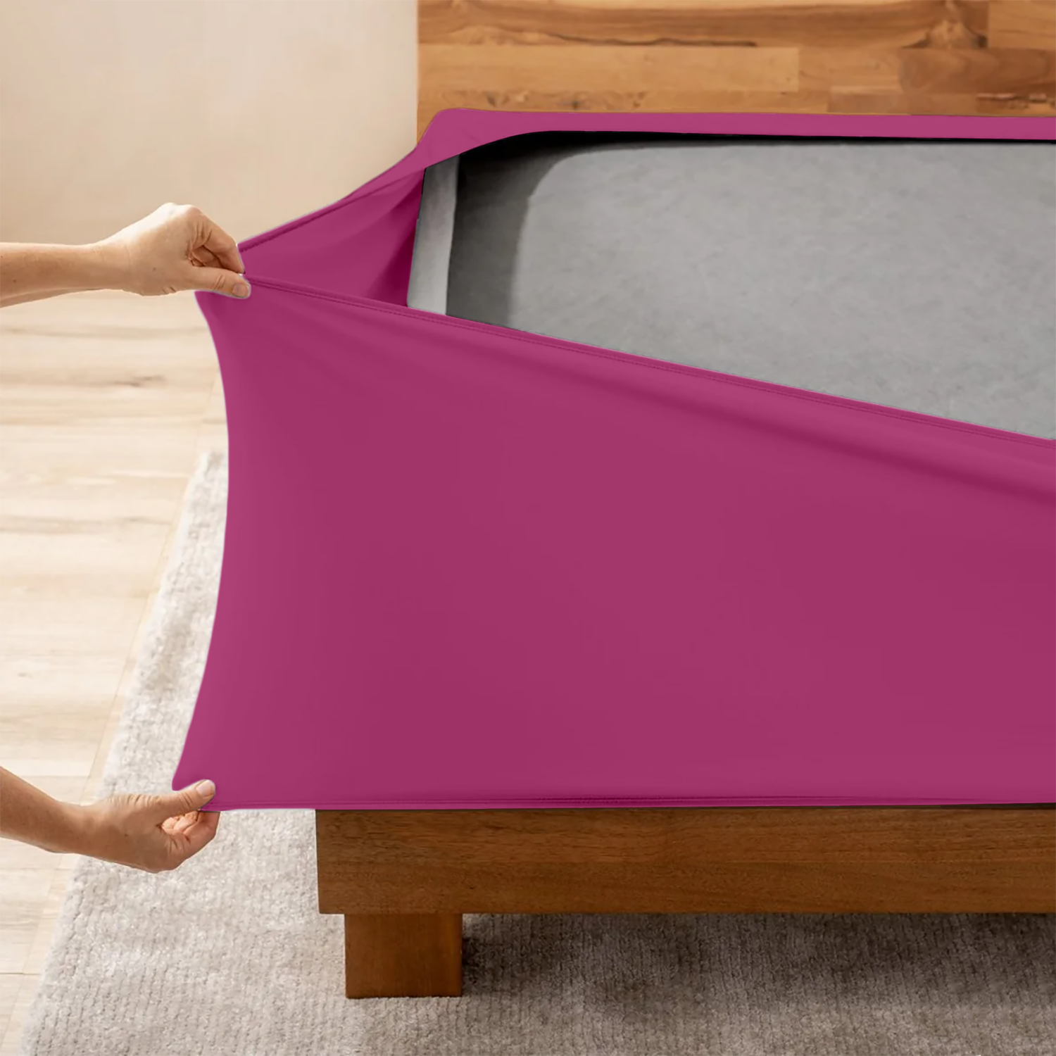 Hot Pink Box Spring Cover