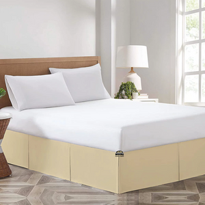 Ivory Cream Bed Skirt Solid (Comfy 300TC)