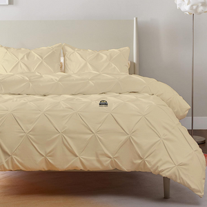 Ivory Pintuck Duvet Cover Set Bliss