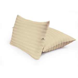 Ivory Stripe Pillowcase Comfy Sateen