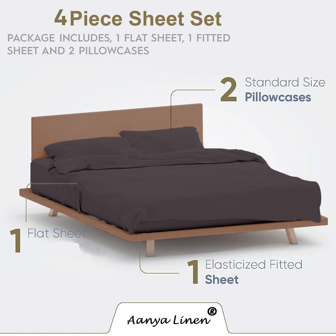 Lavender Waterbed Sheet Set