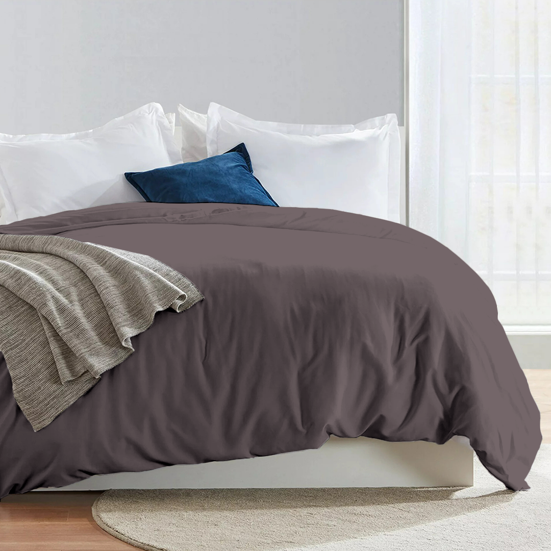Lavender Duvet Cover Solid Bliss Sateen