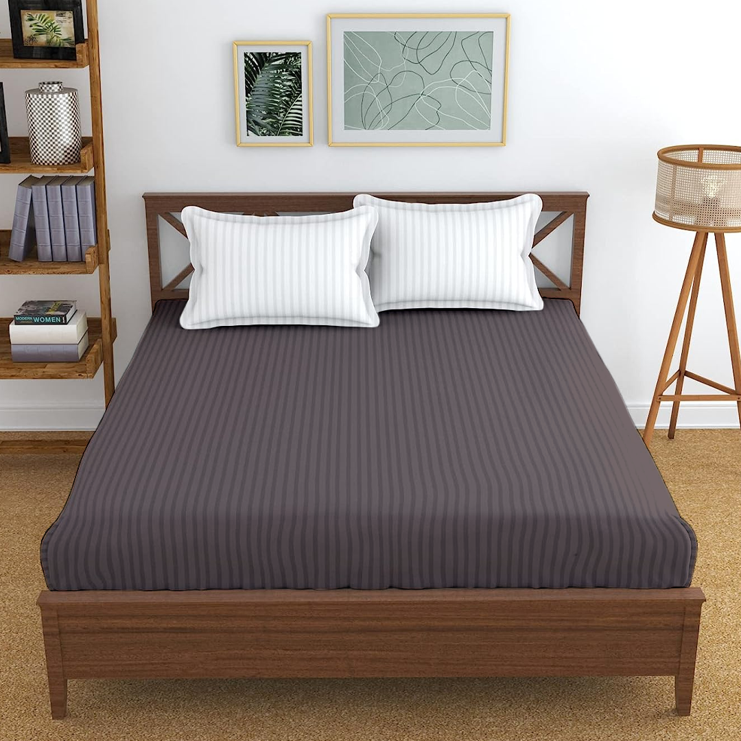 Lavender Stripe Fitted Sheet Twin XL / 11, image size:1080x1080