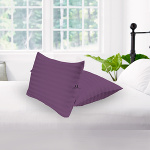 Lavender Stripe Pillowcase Comfy Sateen