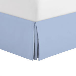 Light Blue Bedskirt Solid Comfy Sateen