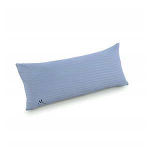 Light Blue Stripe Body Pillow Cover Comfy Sateen