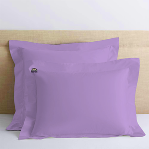 Lilac Euro Sham Solid Comfy Sateen