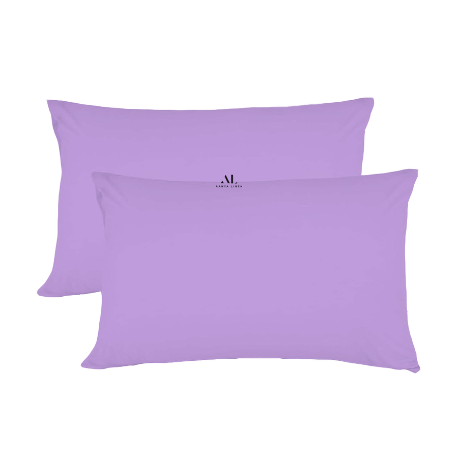 Lilac Pillow Cases Best option for your deep sleep AanyaLinen