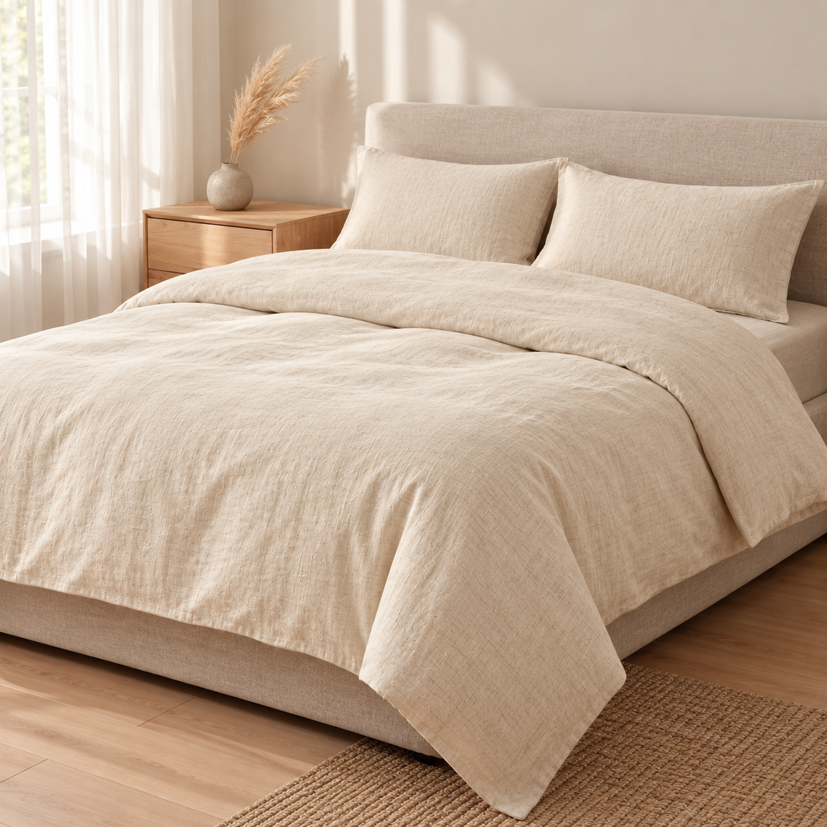 Natural Linen Duvet Covers | Pre-Washed 100% Linen