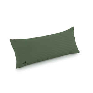 Moss Stripe Body Pillow Cover Comfy Sateen