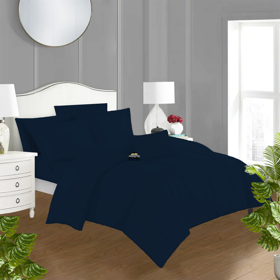 Navy Blue Bed in a Bag Best of 2022 AanyaLinen