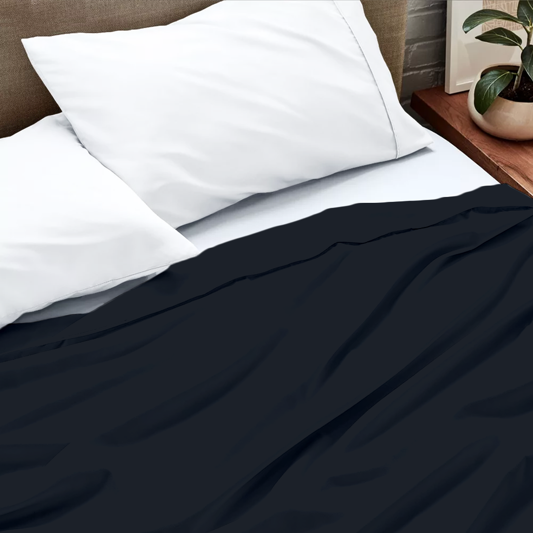 Oversized King Flat Sheets (1 -Piece) - 400 TC