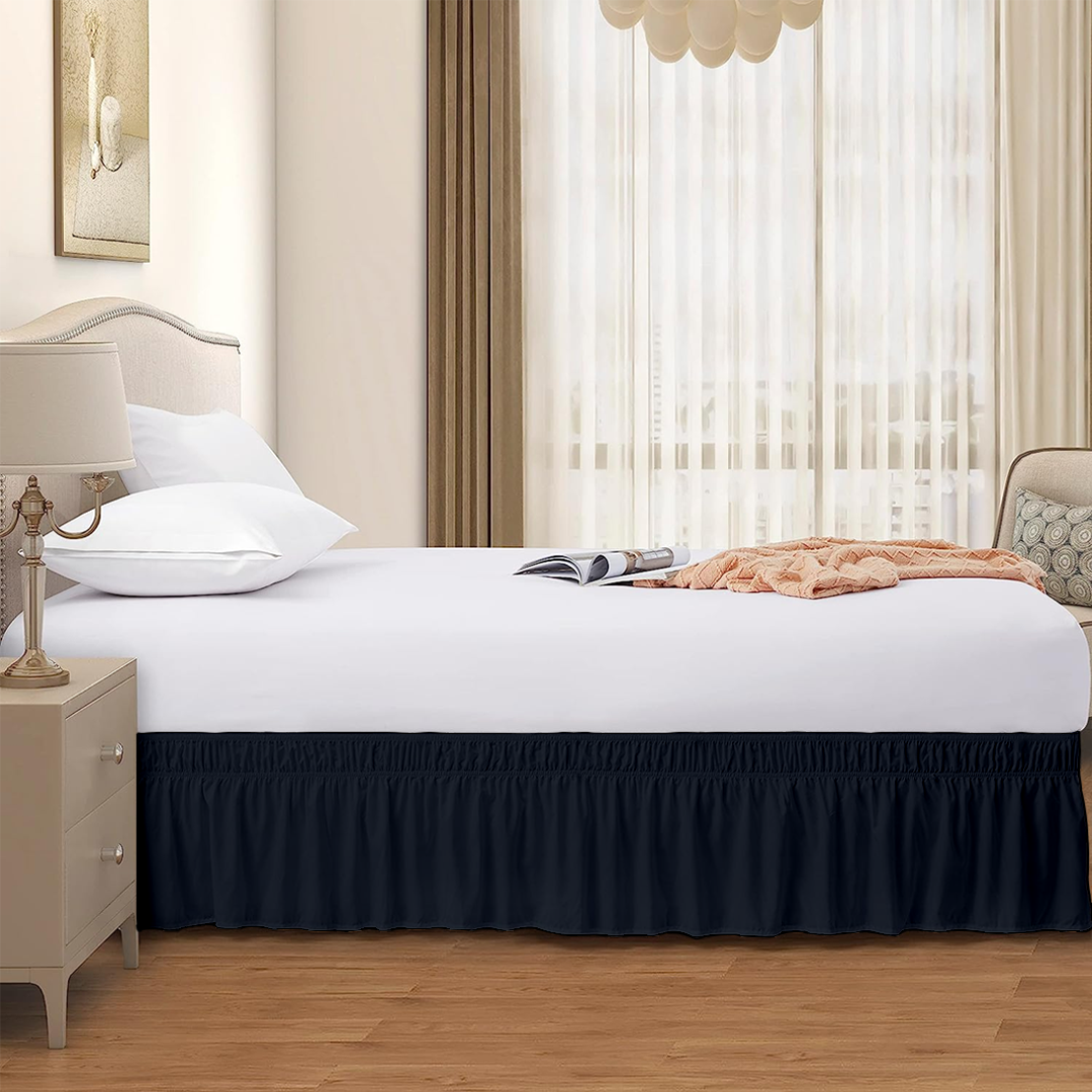 Texas King Wrap Around Bed Skirts - 400 Thread Count