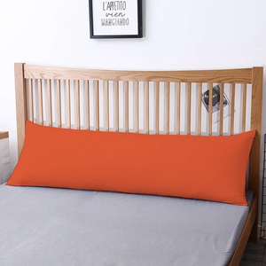 Orange Body Pillow Cover Solid (Comfy 300TC)
