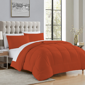 Orange Comforter 400 GSM Comfy Sateen