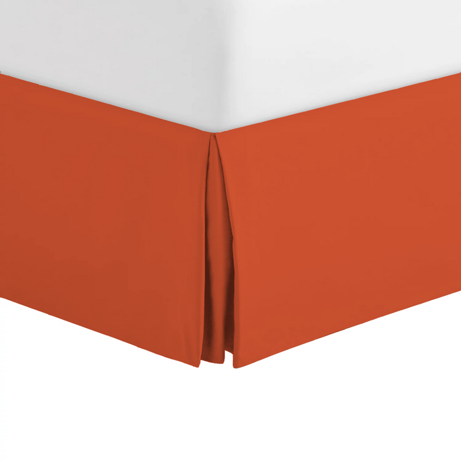 Orange Bed Skirts Available In All Sizes AanyaLinen