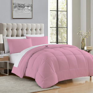 Pink Cotton Comforter 400 GSM Comfy Solid