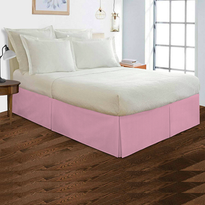 Pink Stripe Bed Skirt (Comfy - 300TC)
