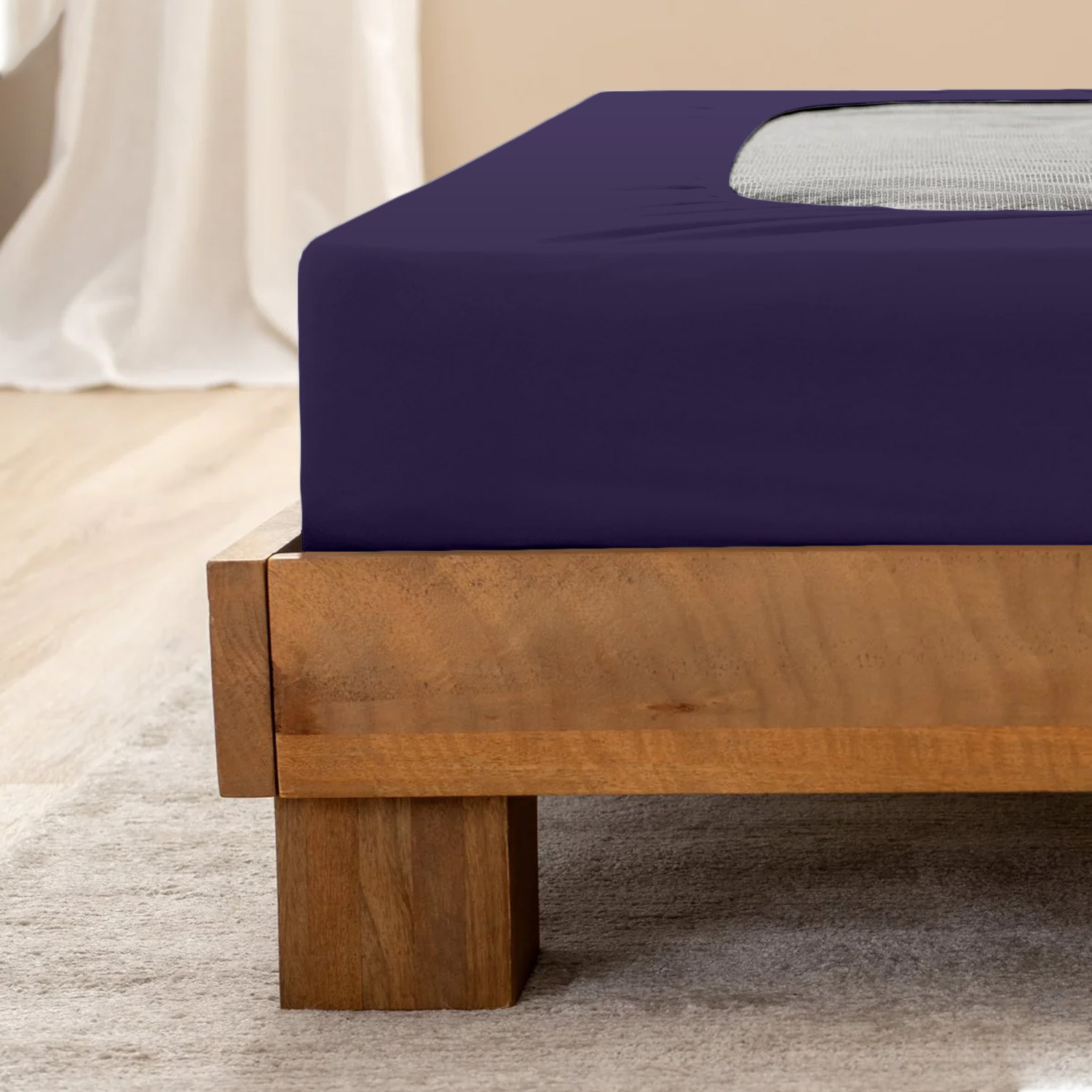 Purple Box Spring Cover