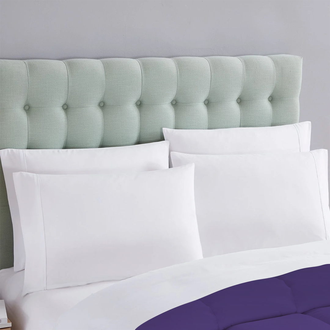 Cotton Purple Comforter 400 GSM Comfy Solid