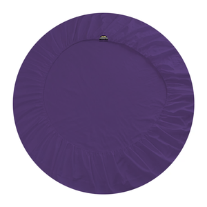 Purple Round Fitted Sheet Comfy Solid Sateen