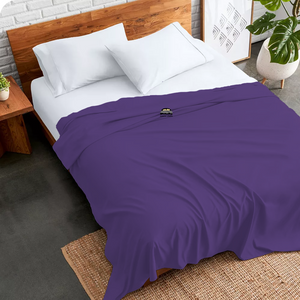 Purple Flat Sheet Solid (Comfy 300TC)