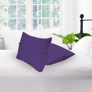 Purple Stripe  Pillowcase Comfy Sateen