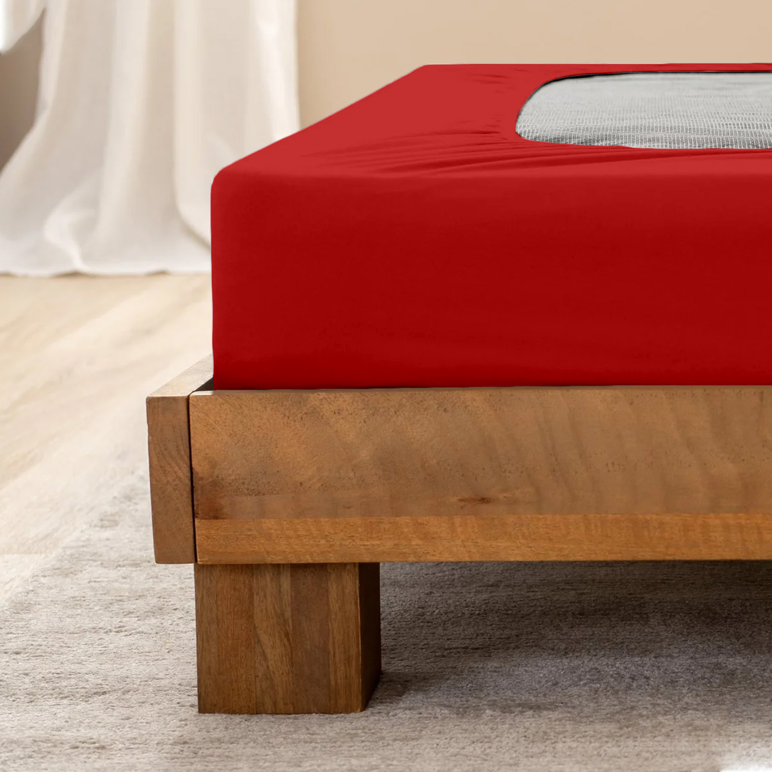 Red Box Spring Cover