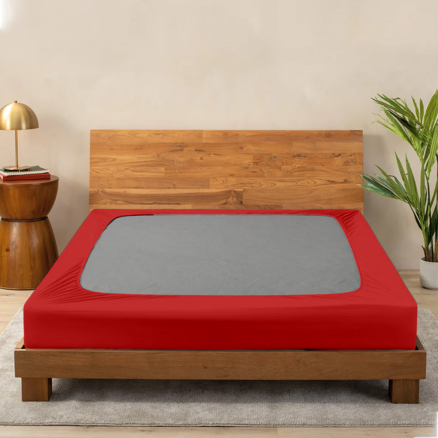 Red Box Spring Cover