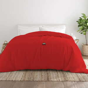 Red Duvet Cover Only Solid Comfy Sateen