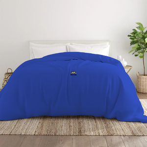 Royal Blue Duvet Cover Solid Comfy Sateen