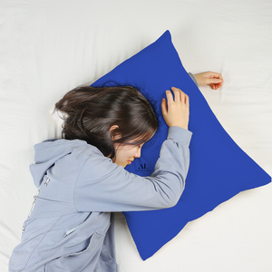 Royal Blue Pillow Cases Solid Comfy Sateen