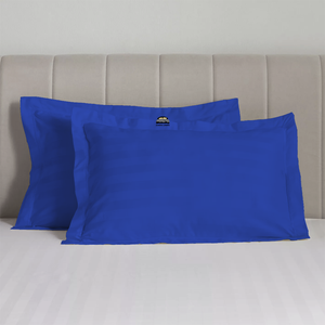 Royal Blue Stripe Pillow Sham Comfy Sateen