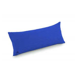 Royal Blue Stripe Body Pillow Cover Comfy Sateen