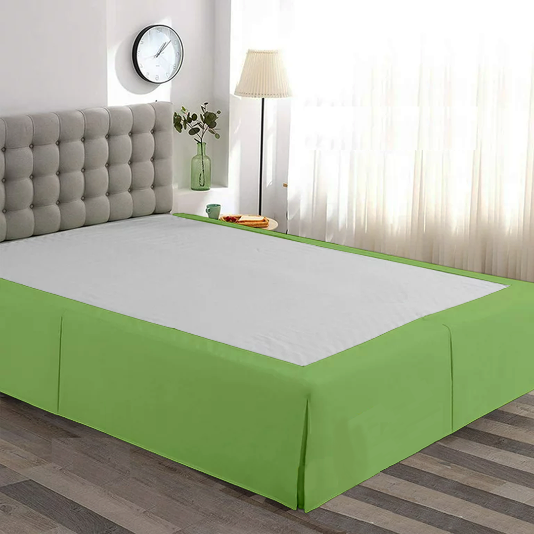 Sage Bedskirt Solid Comfy Sateen