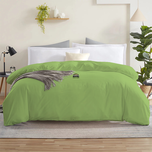 Sage Green Duvet Cover Solid Bliss Sateen