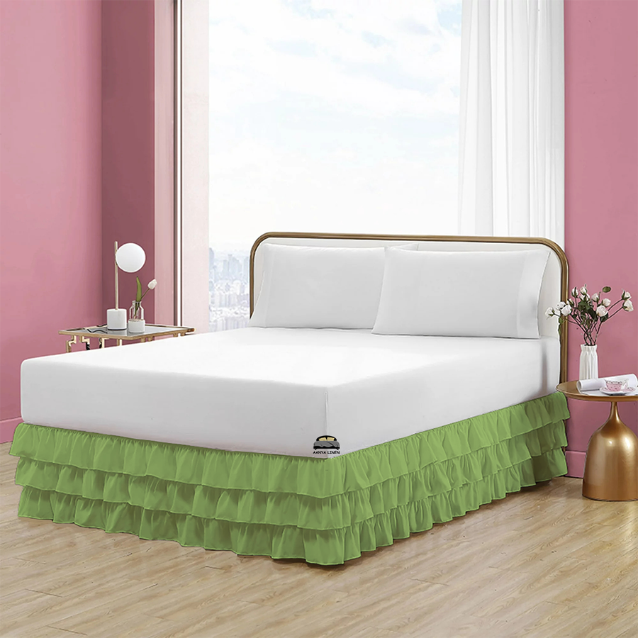 Bed skirt top drop length