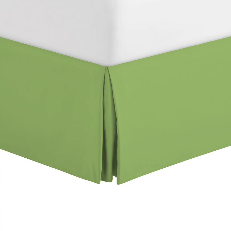 Sage Green Bed Skirt - AanyaLinen